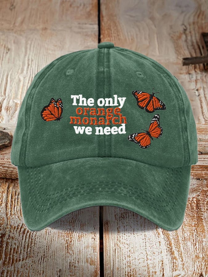 🔥Buy 3 Get 15% Off🔥Unisex Monarch Butterfly Washed Cotton Hat