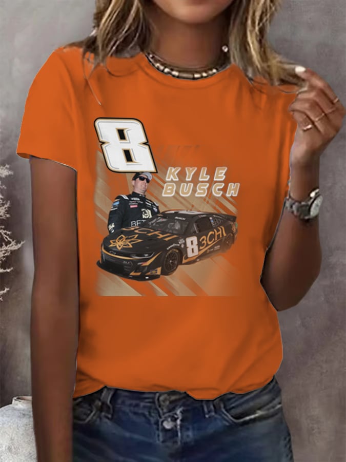 Women's Racing Print T-Shirt