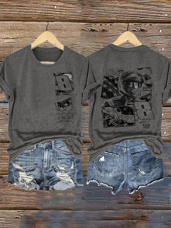 Women's Racing Print T-Shirt
