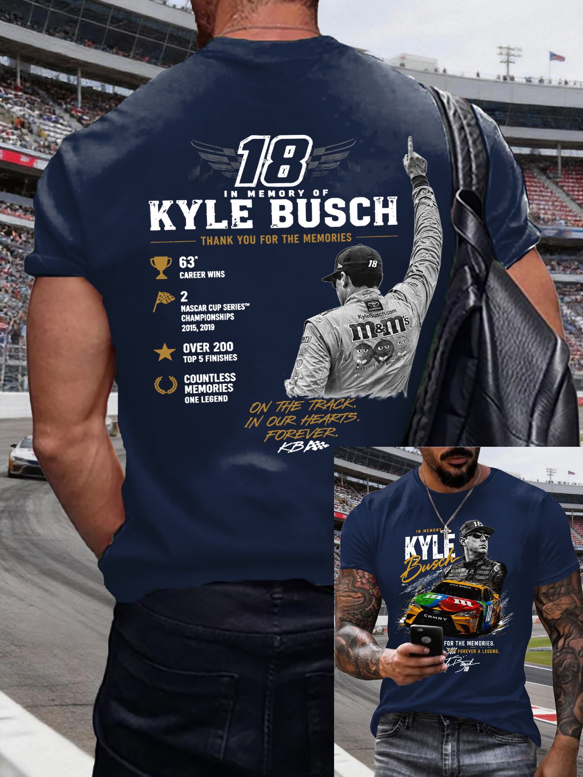Men's Racing Legend Memorial Print T-Shirt