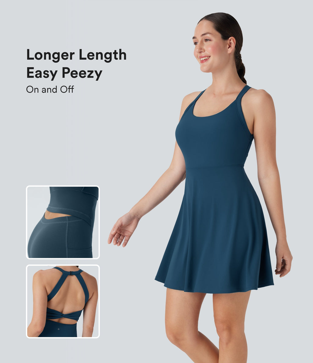 Flare Dance Active Dress-Longer Length-Easy Peezy Edition-D/DD/DDD/F Cups