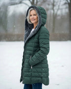 Hot Sale 🔥UK Women long winter windproof down jacket
