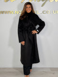 Long Belted Waterfall Jacket (3 Colours)