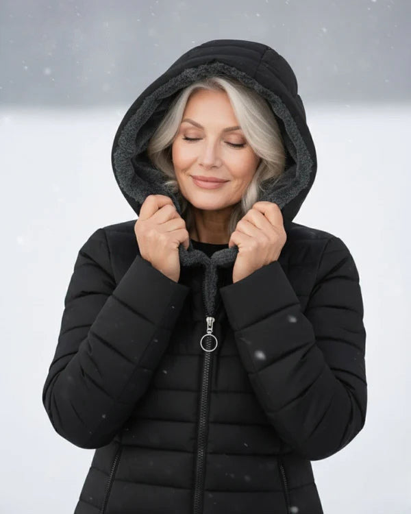 Hot Sale 🔥UK Women long winter windproof down jacket