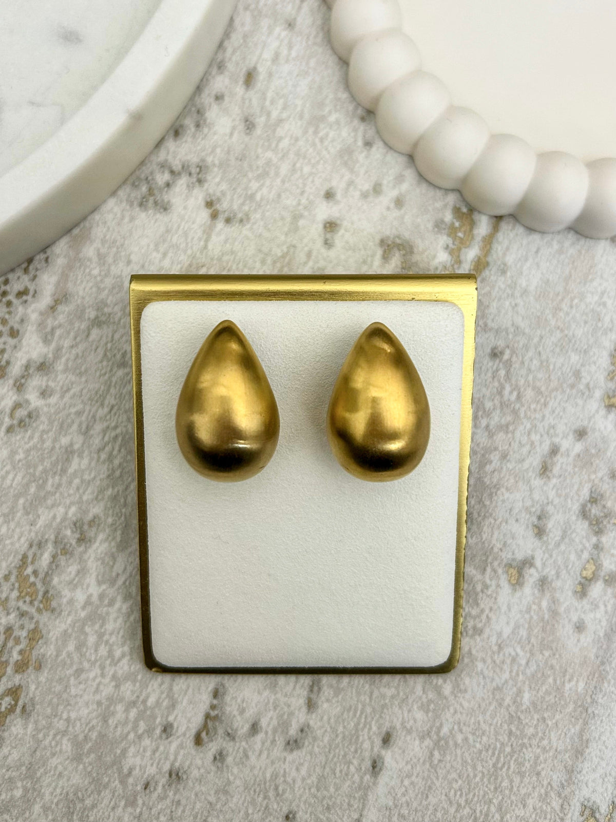 Large Teardrop Chunky Earrings (5 Styles)