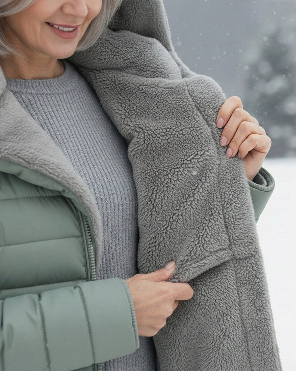Hot Sale 🔥UK Women long winter windproof down jacket