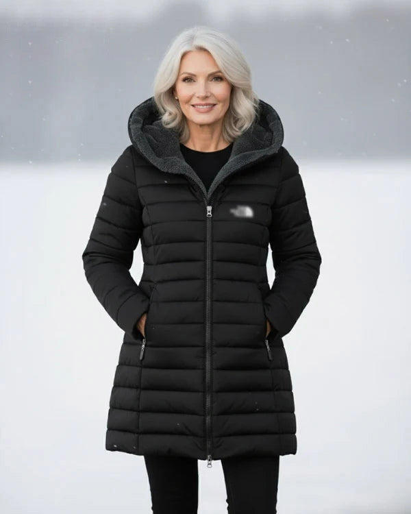 Hot Sale 🔥UK Women long winter windproof down jacket