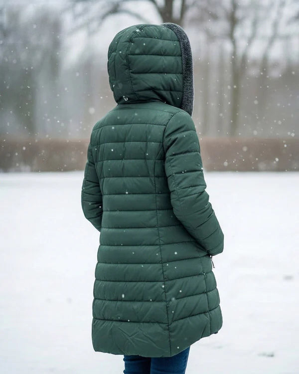 Hot Sale 🔥UK Women long winter windproof down jacket