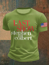 🔥Buy 3 Get 15% Off🔥Men's Retro Last Show Print T-Shirt