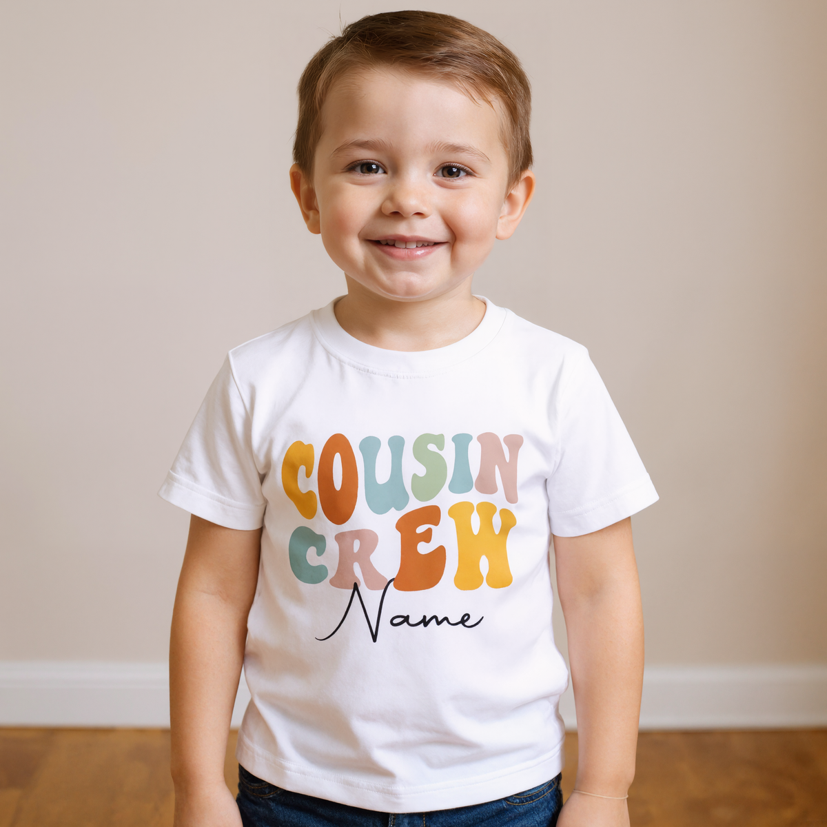 Custom Cousin Crew Family T Shirt Set