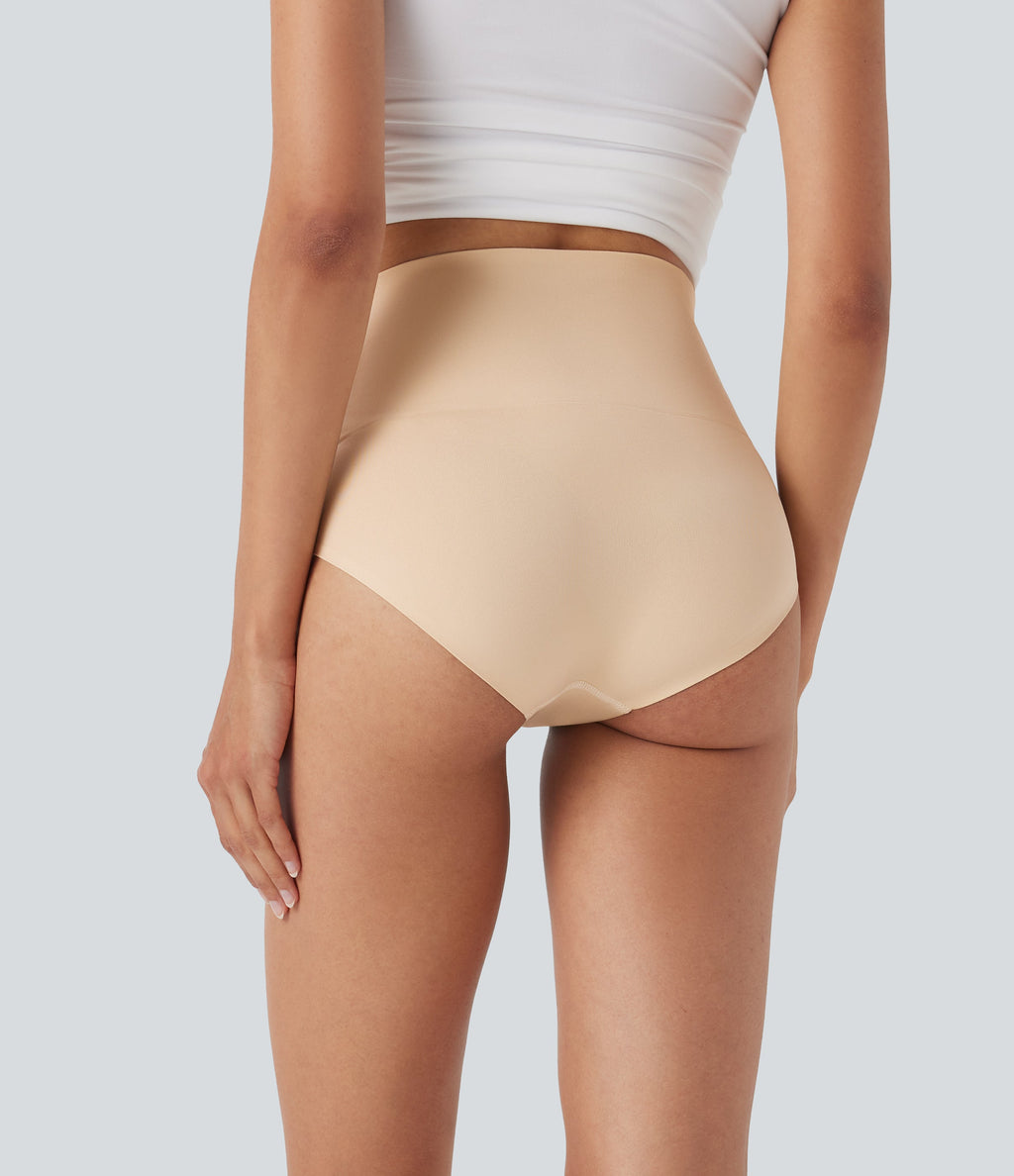 Seamless Flow High Waisted Shapewear Lounge Underwear Panties