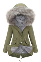 Fur Collar Fleece Coat
