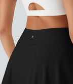 Mid Rise 2-in-1 A-line Mini Yoga Skirt with Pockets