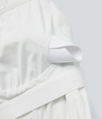Square Neck Drawstring Jumpsuit with Pockets-Easy Peezy Edition