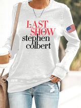 🔥Buy 3 Get 15% Off🔥Retro Last Show Print Sweatshirt