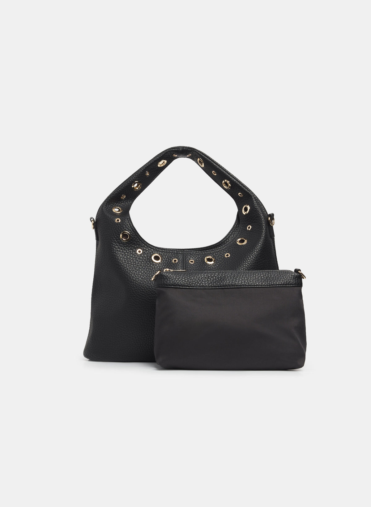 Grommet Embellished Bag