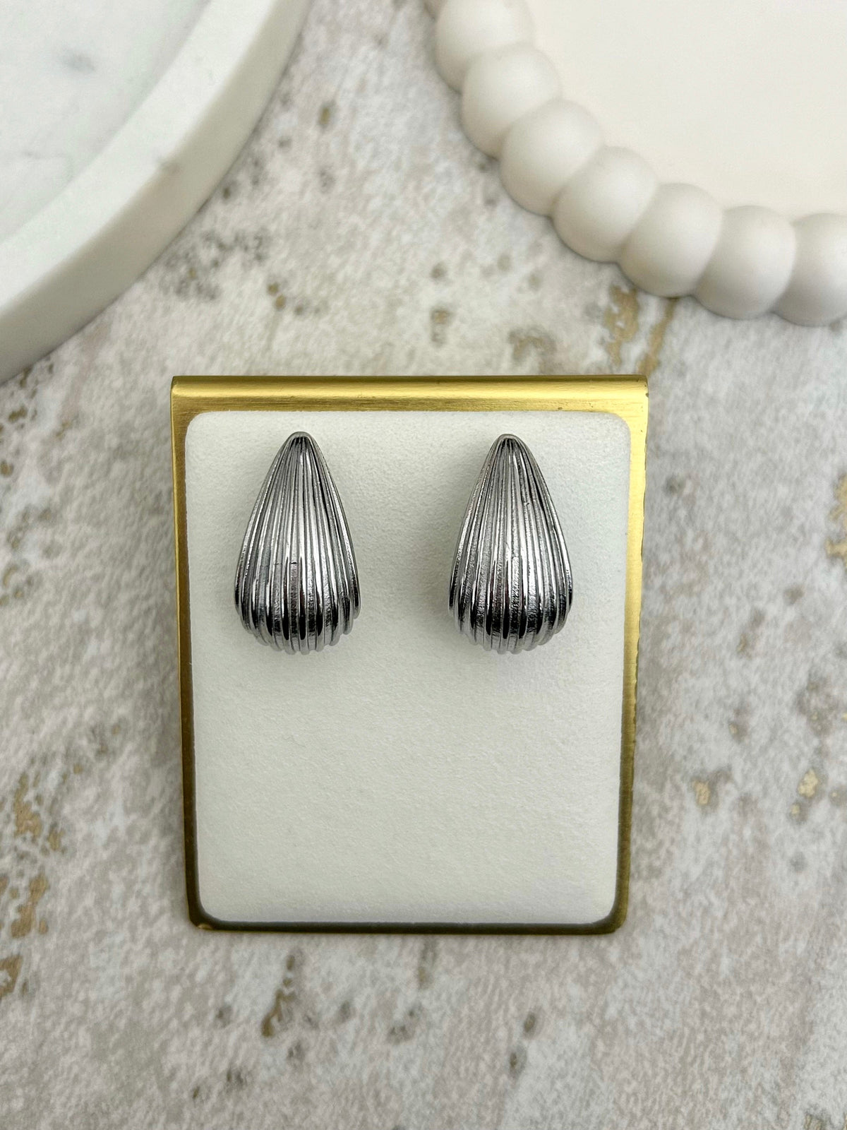 Large Teardrop Chunky Earrings (5 Styles)