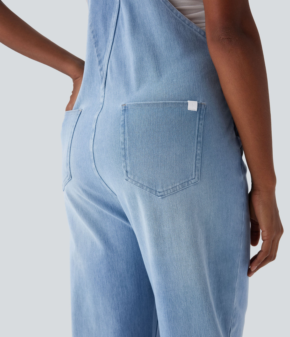 FlexTM Denim Casual Overalls with Pockets