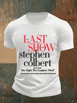 🔥Buy 3 Get 15% Off🔥Men's Retro Last Show Print T-Shirt