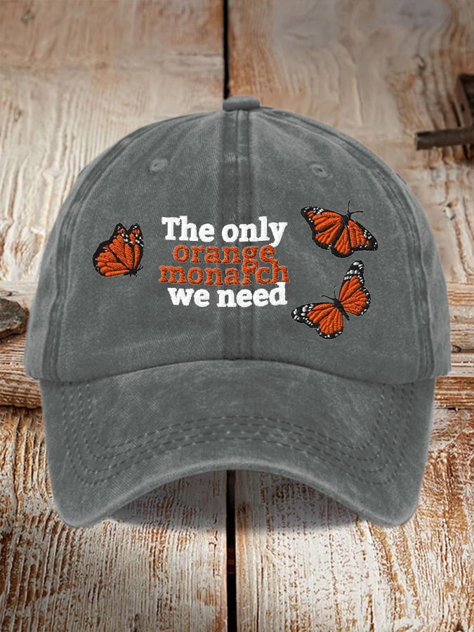 🔥Buy 3 Get 15% Off🔥Unisex Monarch Butterfly Washed Cotton Hat