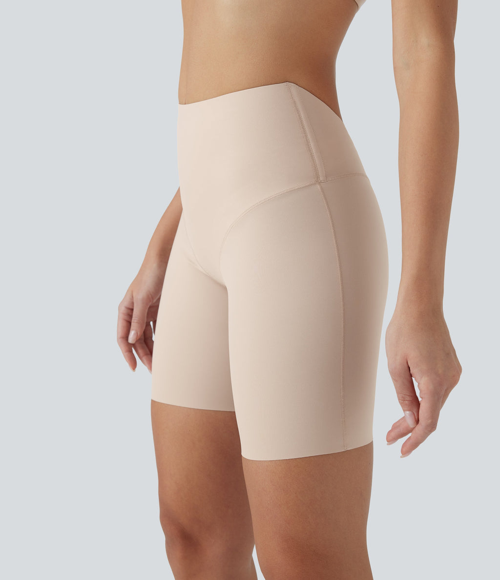 High Stretch Tummy Control Low Back Shapewear Lounge Boy Shorts