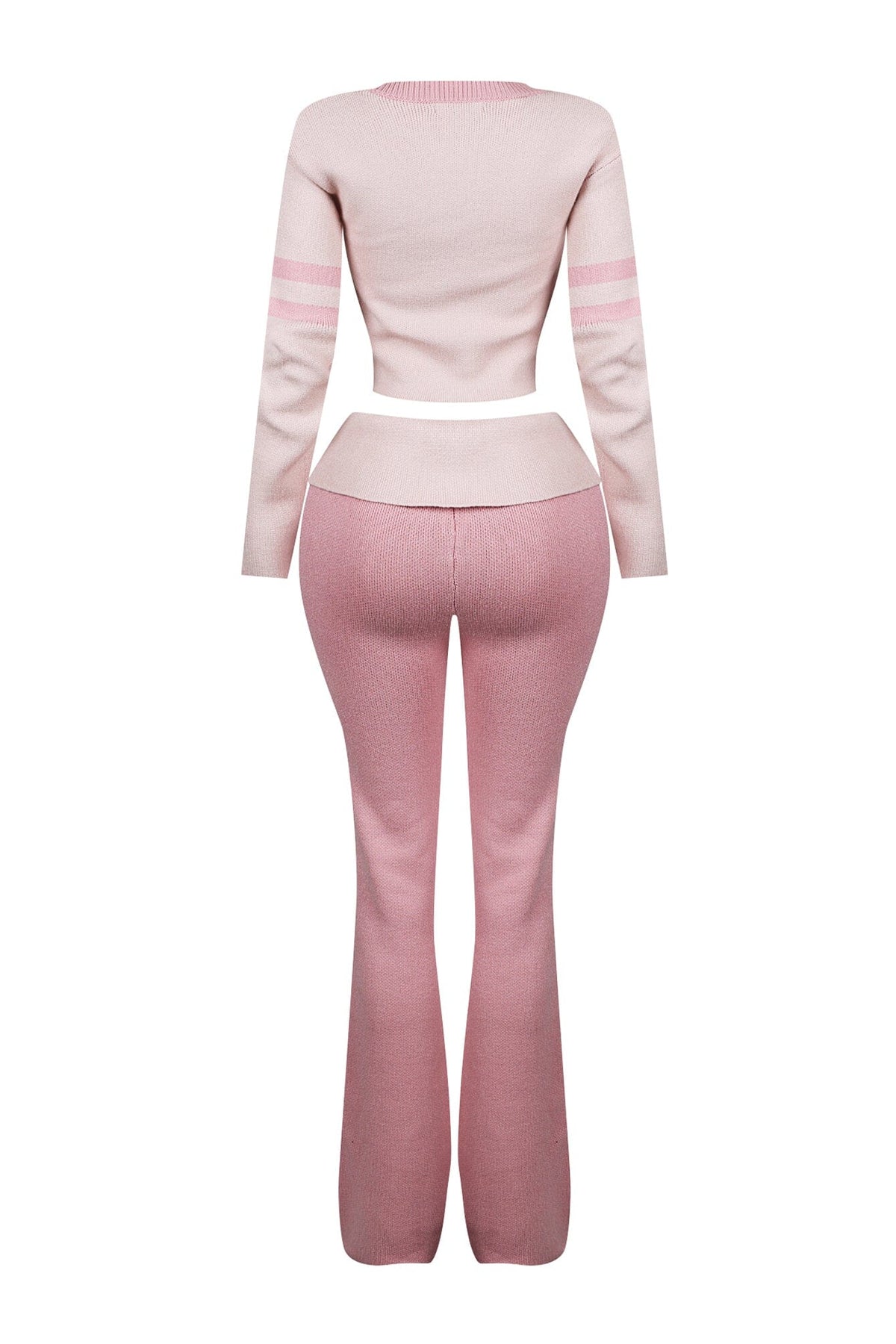Elana Knit Graphic Top & Pants SET