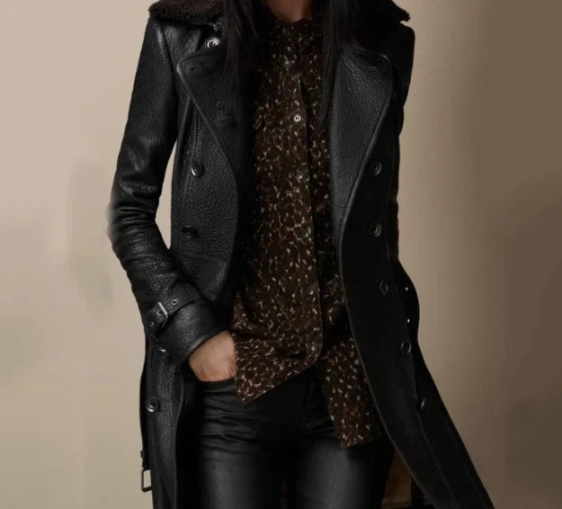 VALENTINA | Veste Simili En Cuir