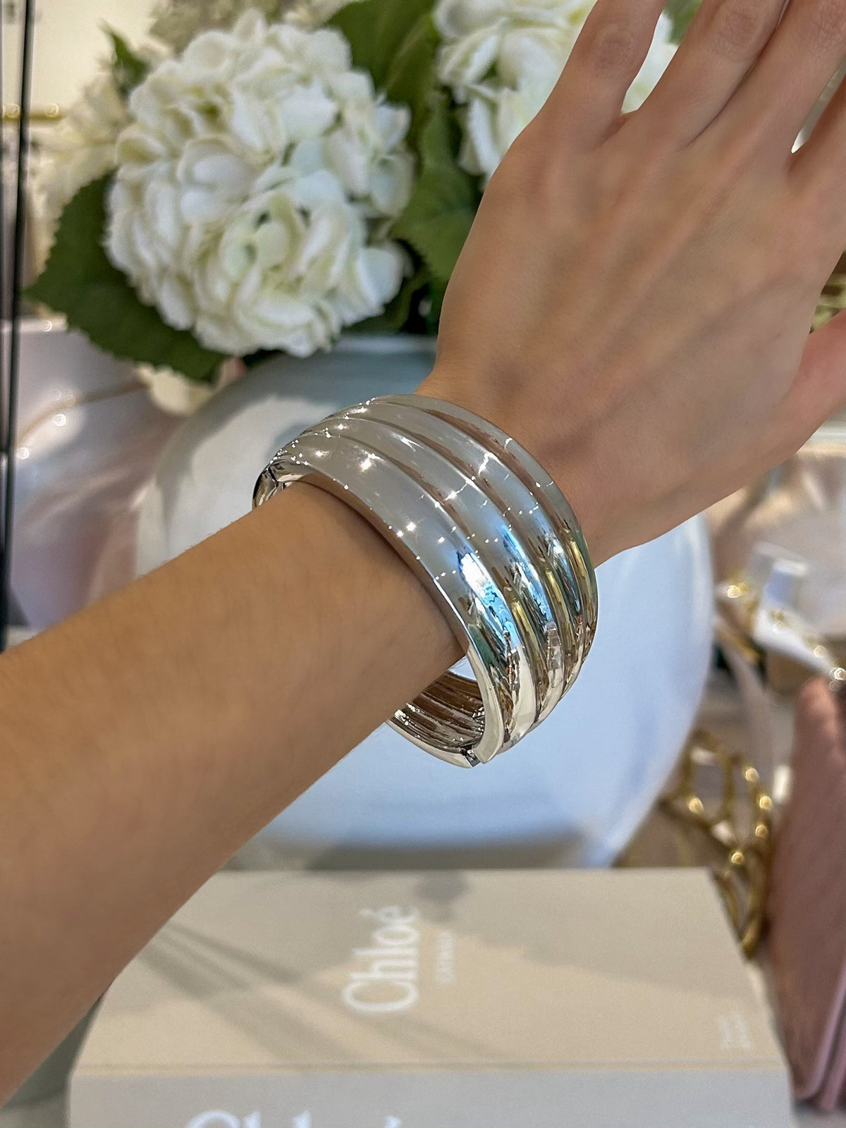 Chunky Line Bangle (2 Colours)