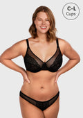 Enchante Unlined Non-padded Lace Underwire Bra