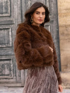 Foxy Faux Fur Jacket