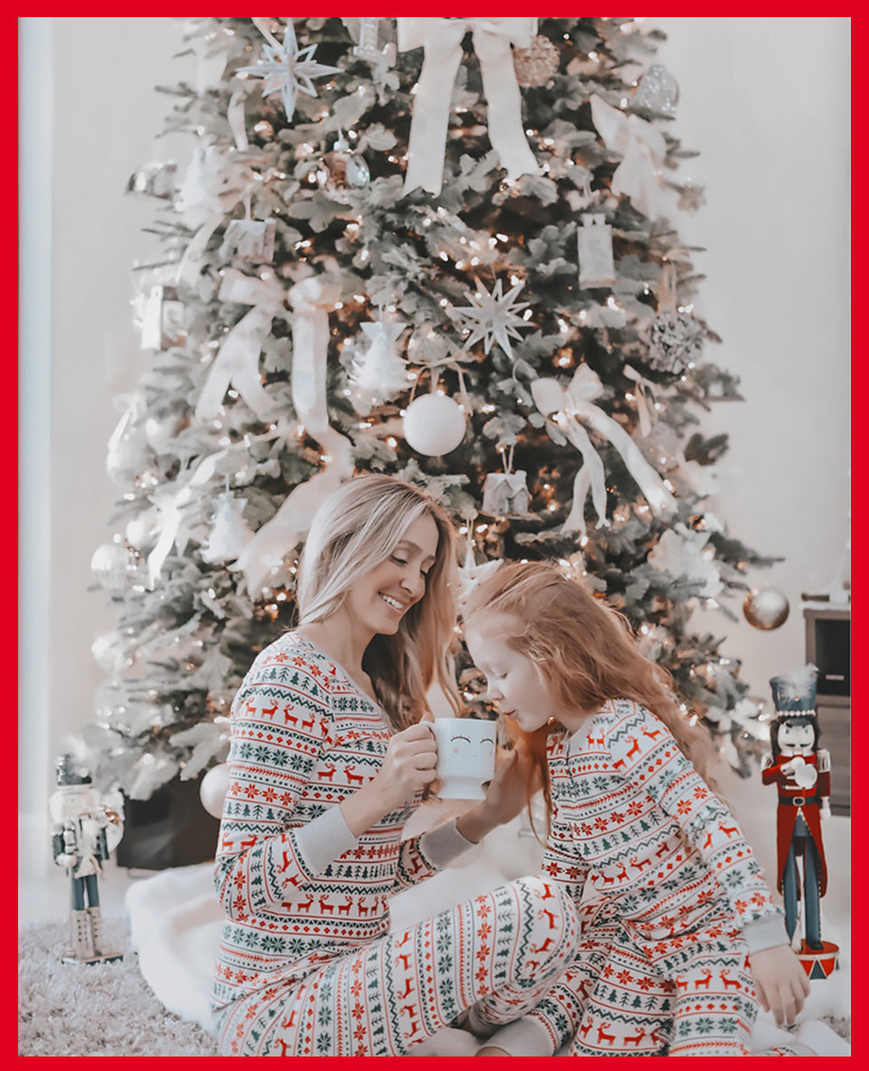 Christmas Spirit Matching Family Pajamas Set