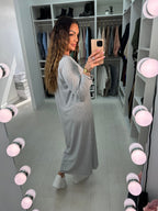 Janine Plain long Sleeve Dress