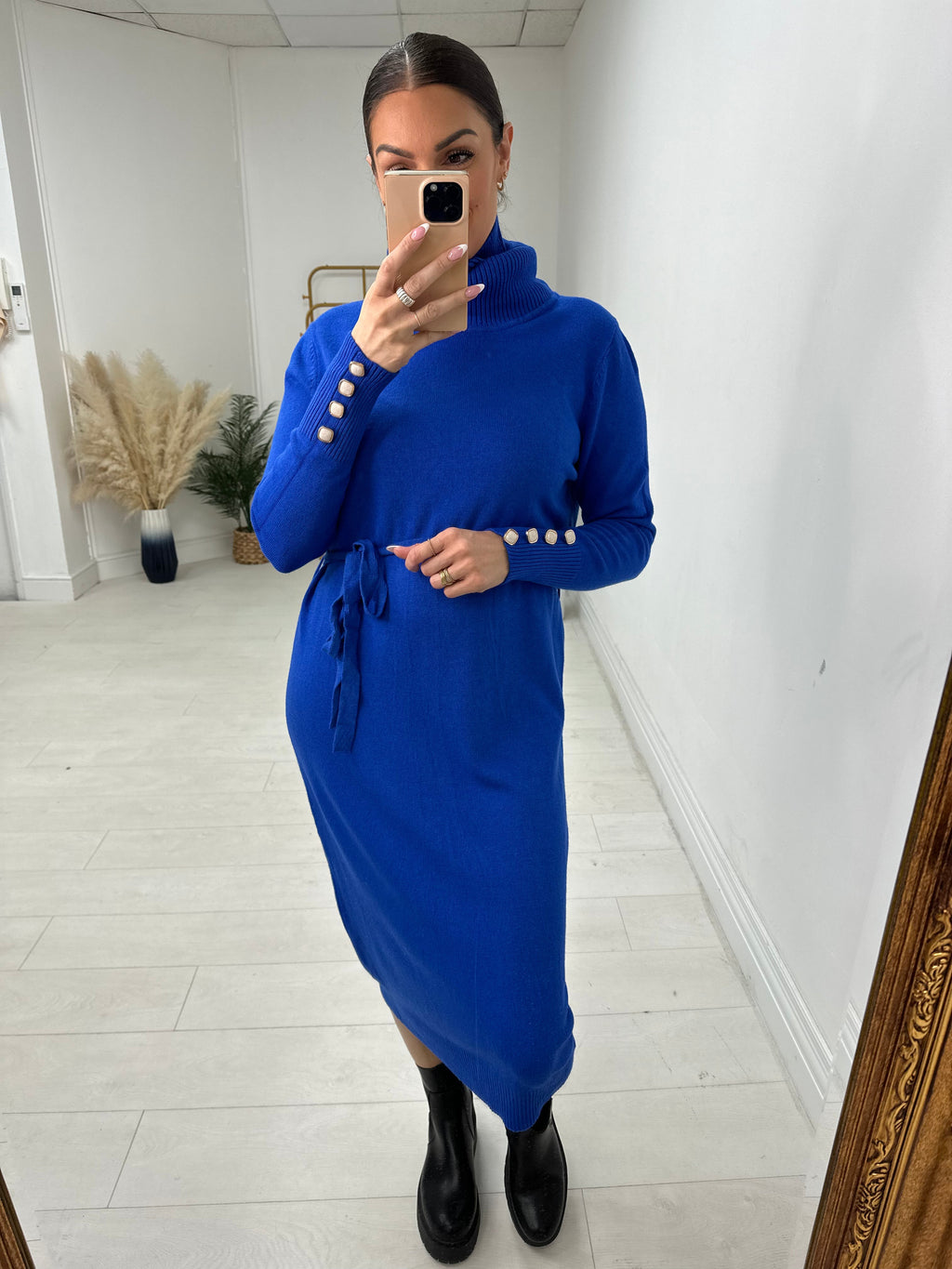 Chevelle Roll Neck Jumper Dress