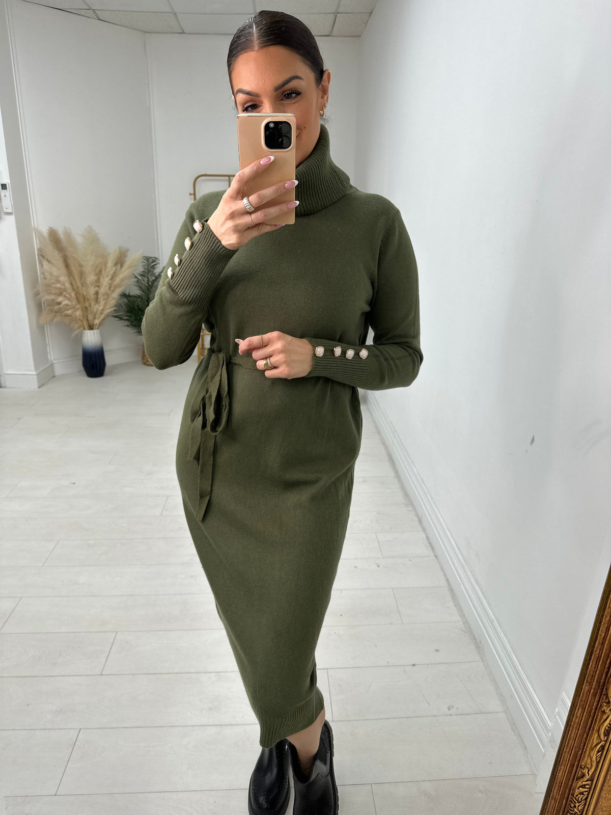 Chevelle Roll Neck Jumper Dress