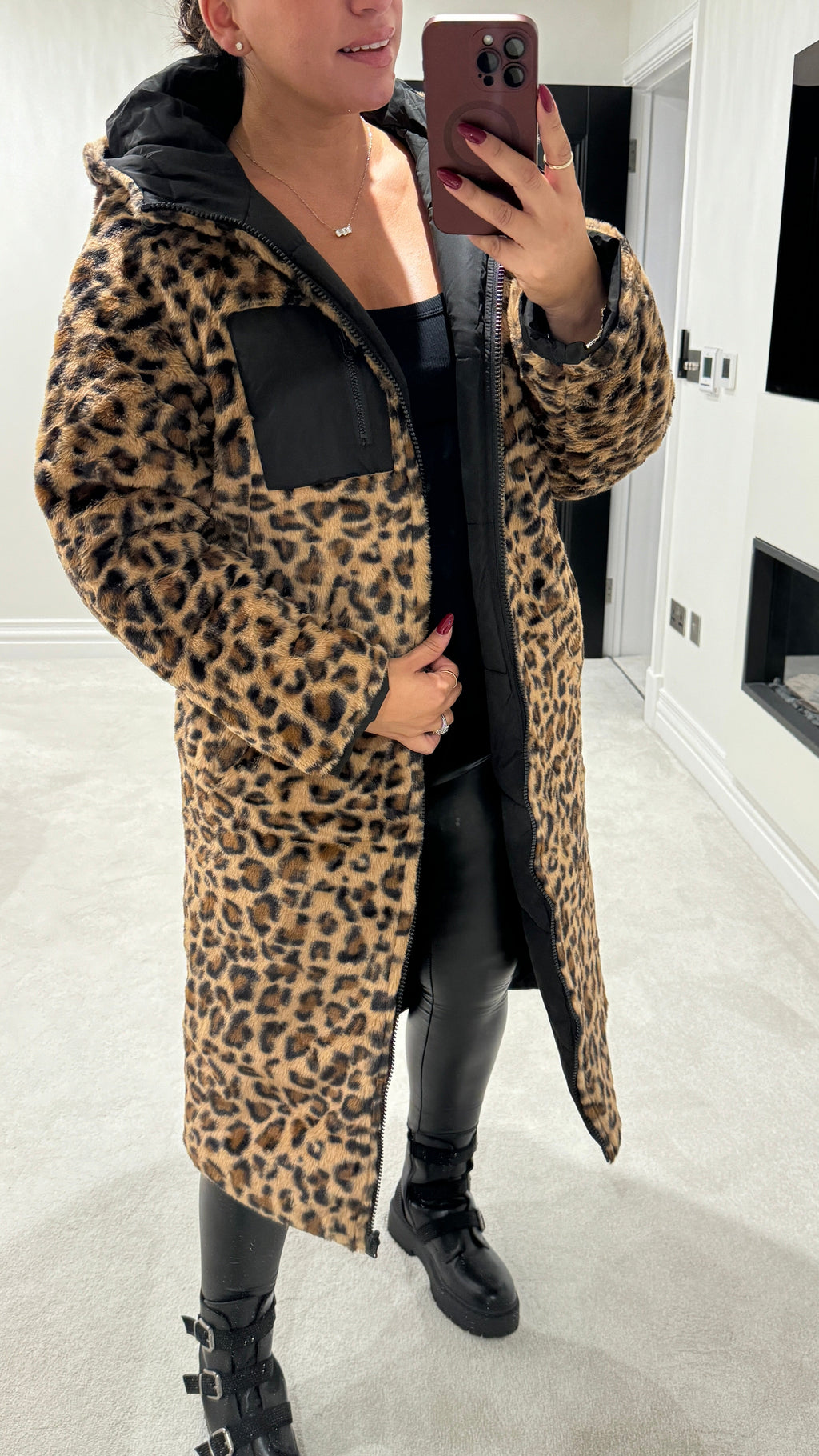 Elizabeth Reversible Longline Coat
