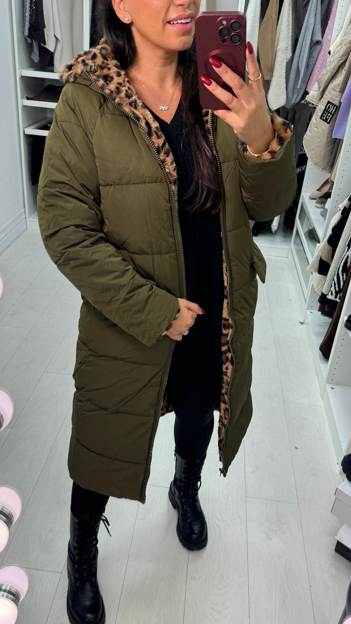 Elizabeth Reversible Longline Coat