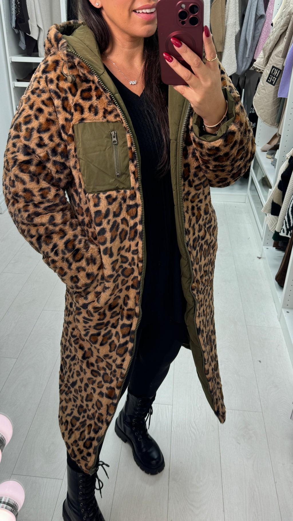 Elizabeth Reversible Longline Coat