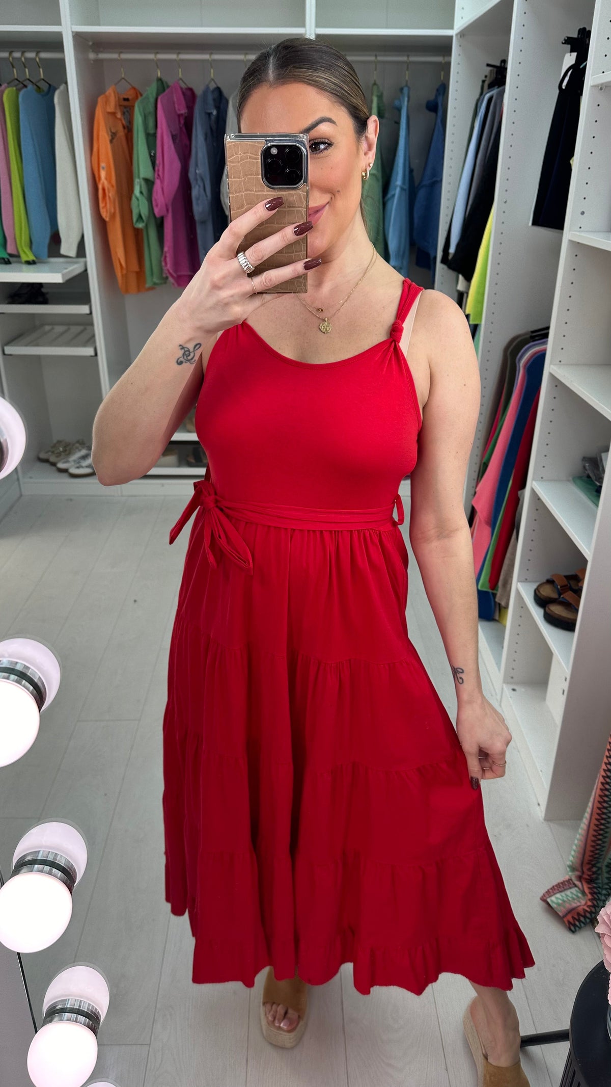 Primrose Plain Smock Maxi Dress