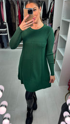 Madison Plain Ribbed Detail Longline Jumper
