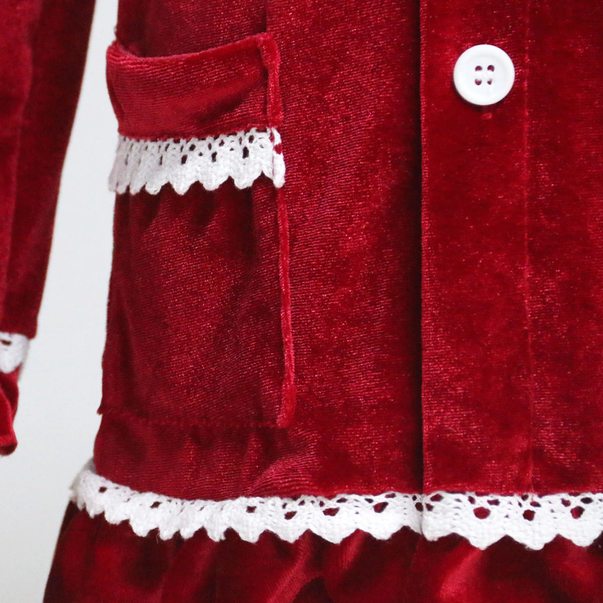 Luxury Velevt Christmas Family Pajamas Sets