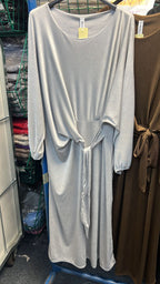 Tabina Tie Front Maxi Dress