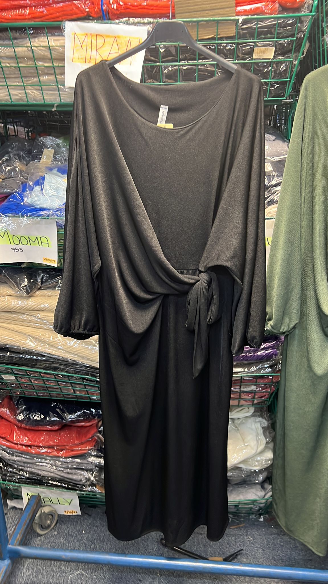 Tabina Tie Front Maxi Dress