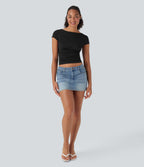 Ruched Skinny Top