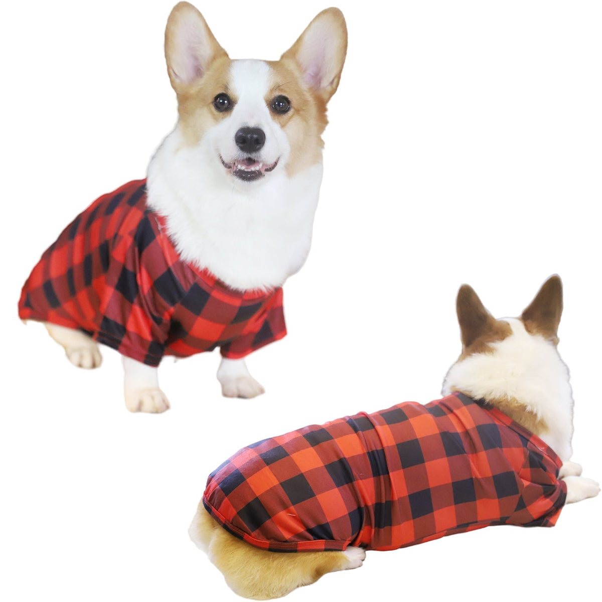 "2025 Family Christmas" Moose Letter Prints Black & Red Plaid Family Matching Black Pajamas