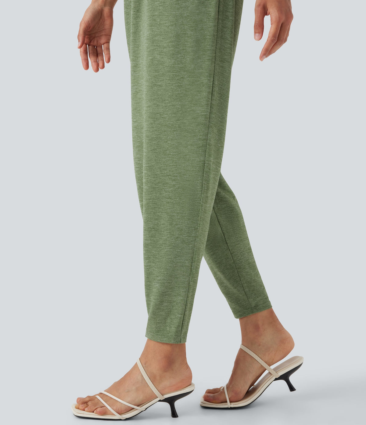 U Neck Harem Casual Jumpsuit with Pockets-Easy Peezy Edition-D/DD/DDD/F Cups