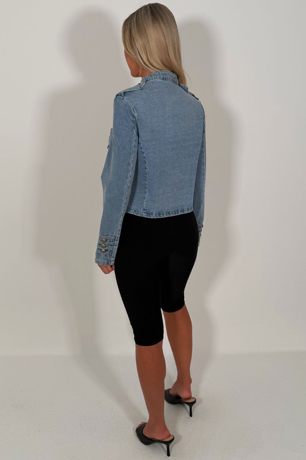Denim Jacket With Buttons