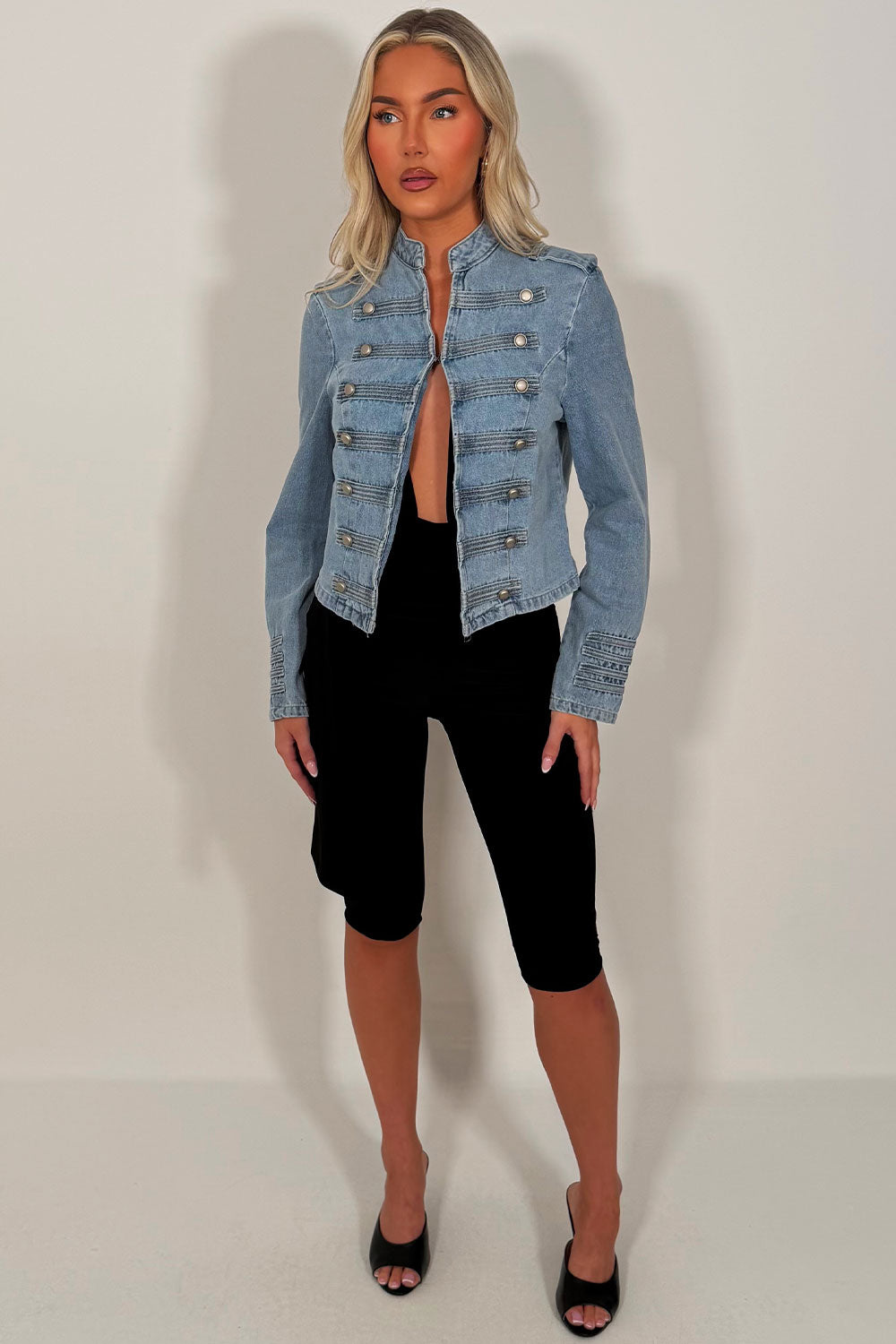 Denim Jacket With Buttons