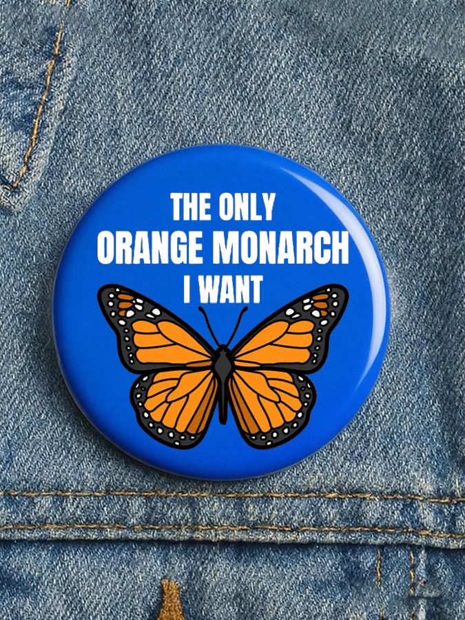 Unisex Unpaid Peaceful Protester Print Button