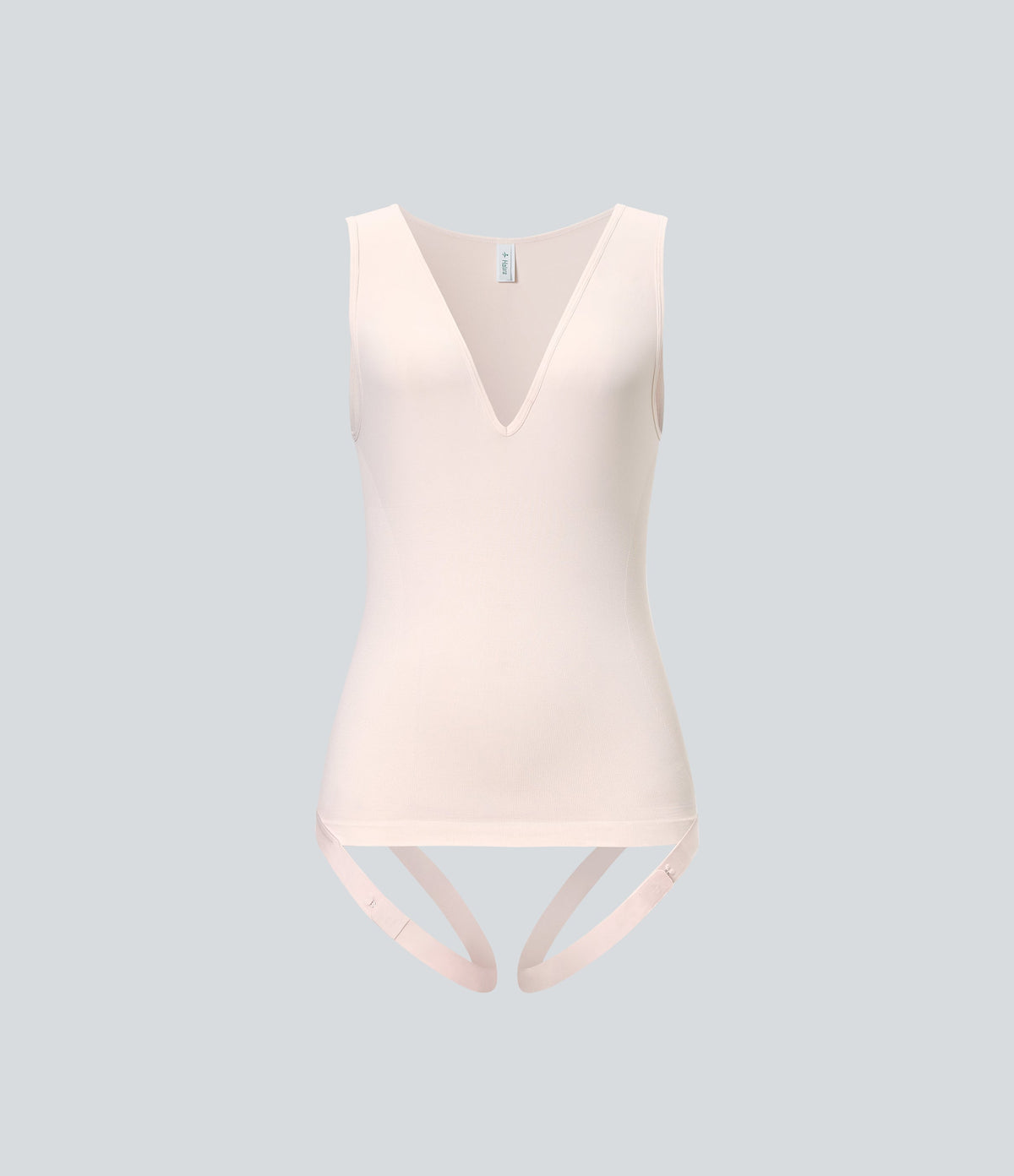 Seamless Flow V Neck Sleeveless Work Shapewear Bodysuit-Easy Peezy Edition