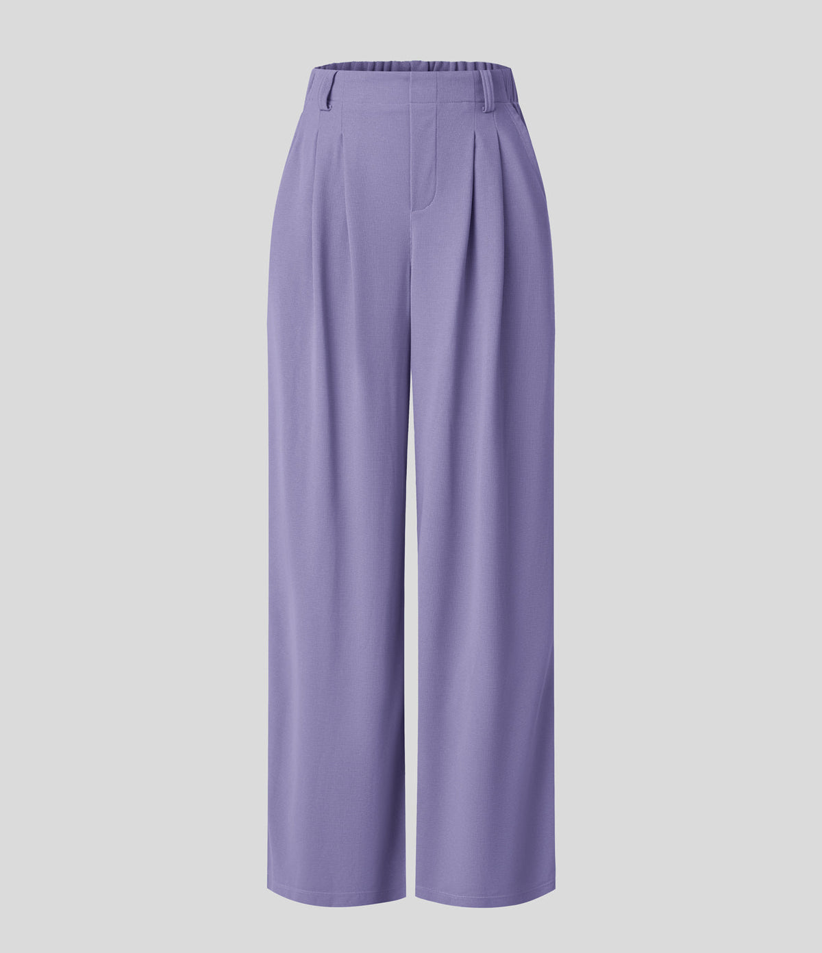 FlexTM High Waisted Side Pocket Wide Leg Waffle Work Pants
